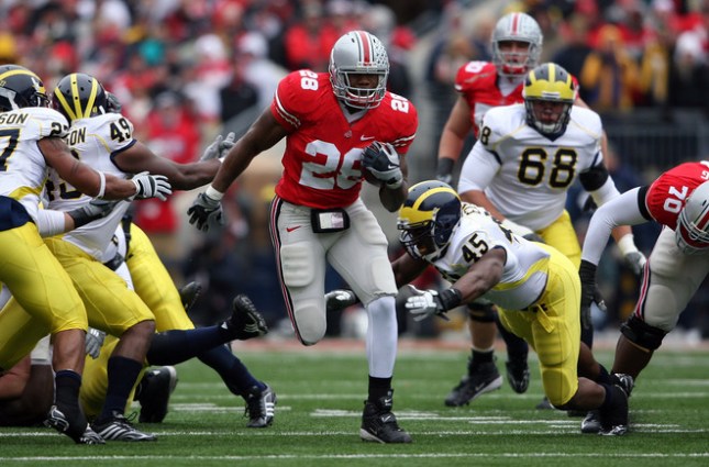 Beenie Wells runs against Michigan
